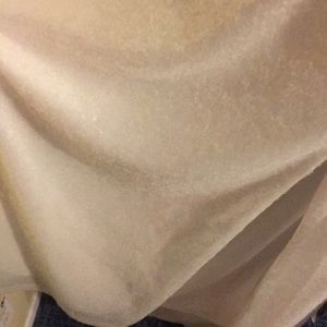 White strapless sequin prom dress